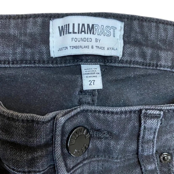 William Rast Black Skinny Jeans  27JR - Picture 5 of 7